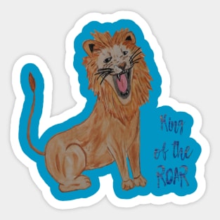 King of the Roar - Lion Sticker